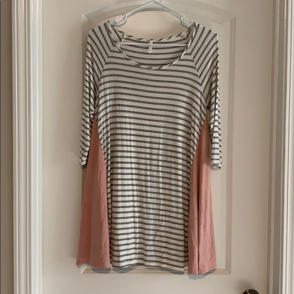 Pink Blush Maternity Shirt